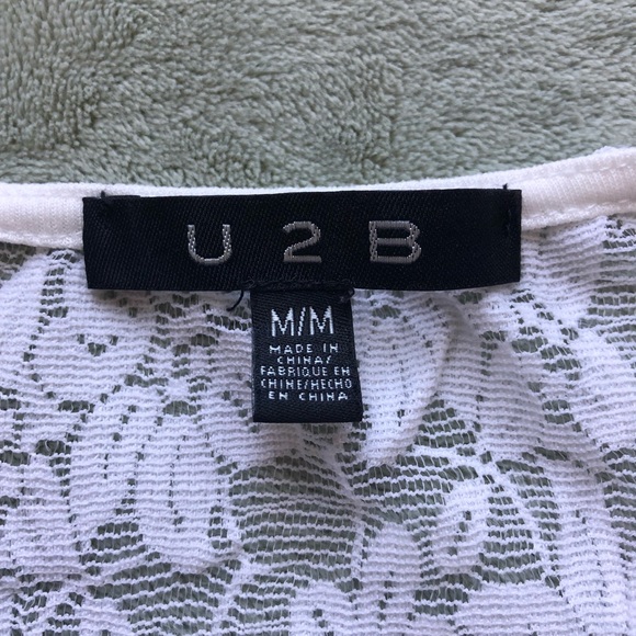 White Lace Top - Picture 4 of 5